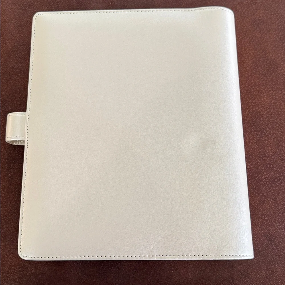 Recollections Cream 6-Ring Planner with Snap Closure